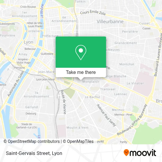 Rue Saint-Gervais map