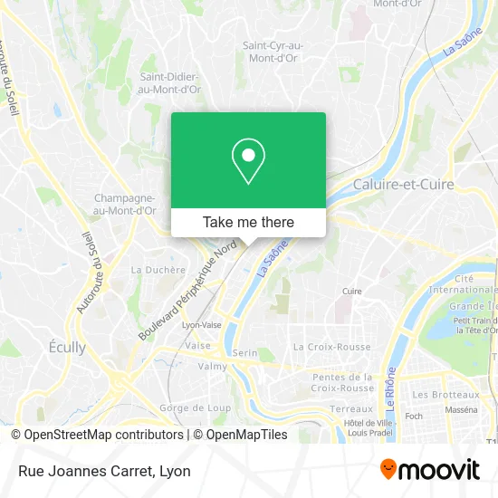 Rue Joannes Carret map