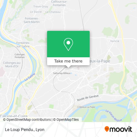 Le Loup Pendu. map