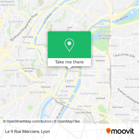 Le 9 Rue Merciere map