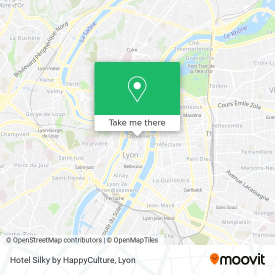 Hotel Silky by HappyCulture map