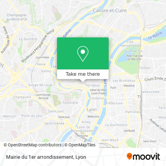 Mairie du 1er arrondissement map