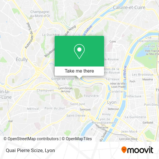 Quai Pierre Scize map