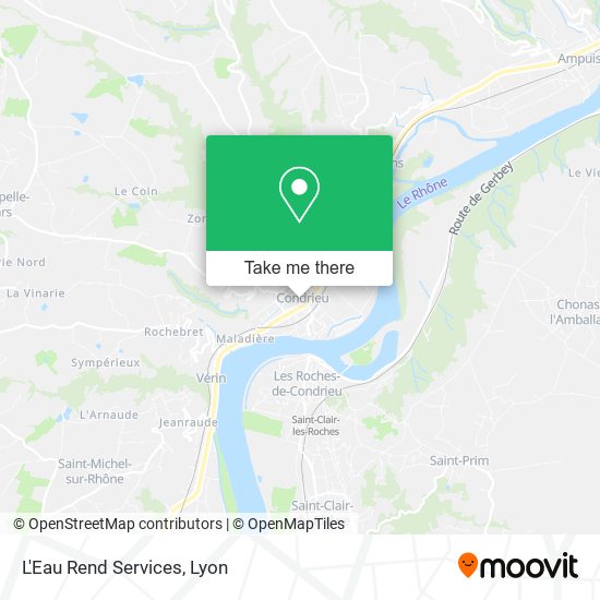 L'Eau Rend Services map