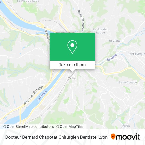 Docteur Bernard Chapotat Chirurgien Dentiste map