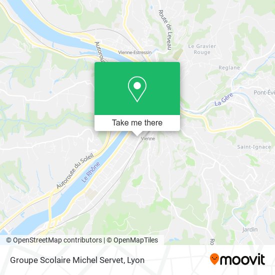Groupe Scolaire Michel Servet map