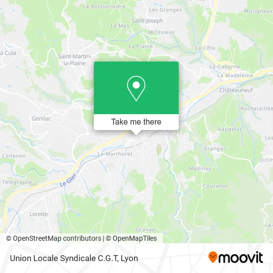 Union Locale Syndicale C.G.T map