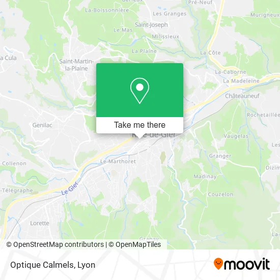 Optique Calmels map