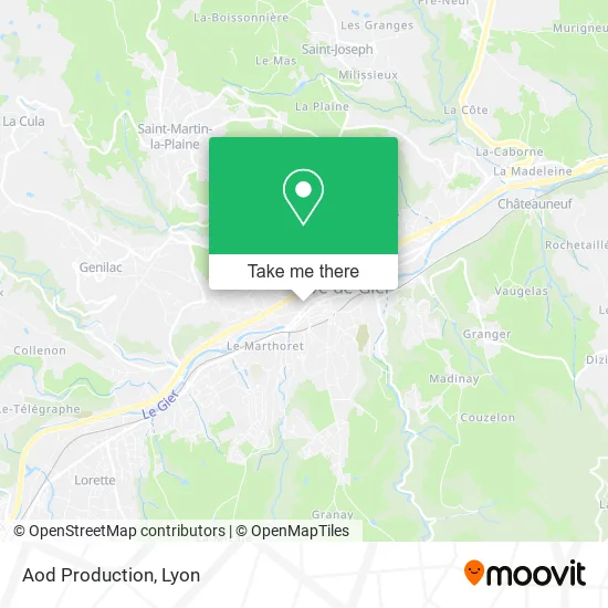 Aod Production map