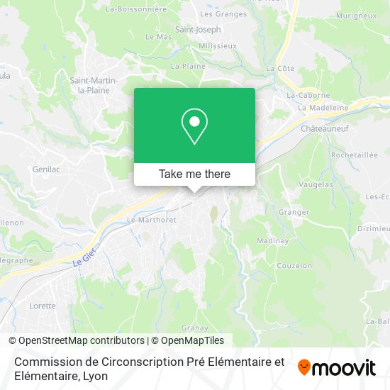 Commission de Circonscription Pré Elémentaire et Elémentaire map
