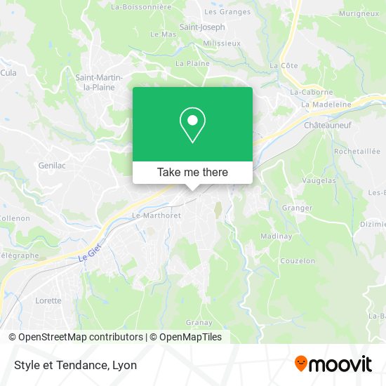 Style et Tendance map