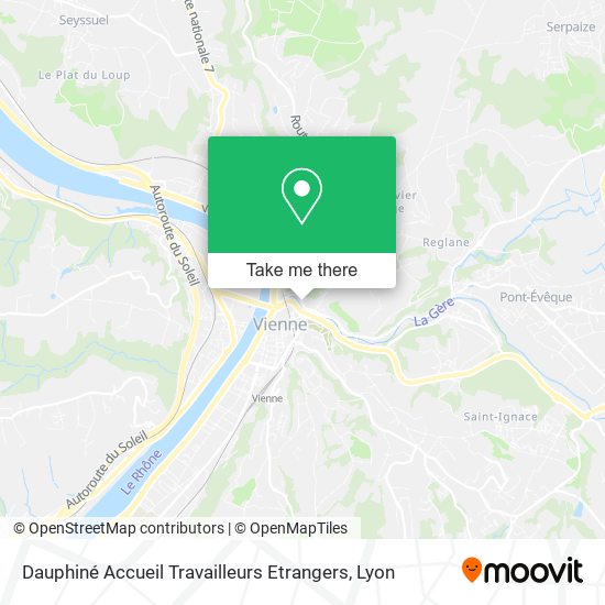 Dauphiné Accueil Travailleurs Etrangers map