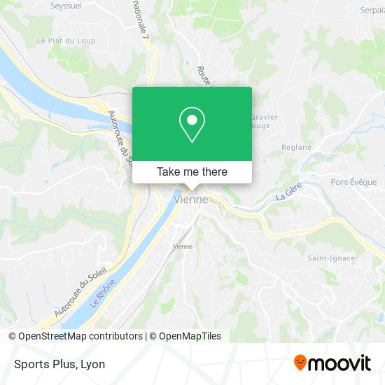 Sports Plus map