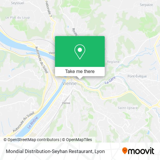 Mondial Distribution-Seyhan Restaurant map