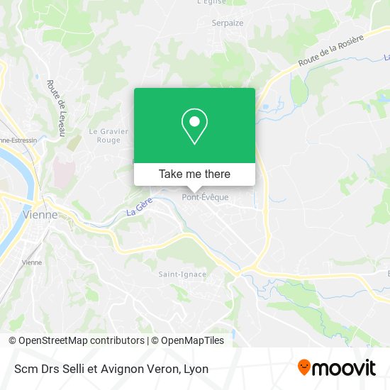 Scm Drs Selli et Avignon Veron map