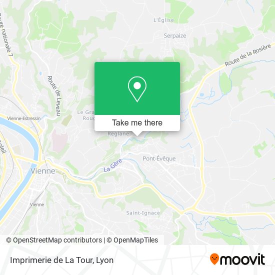 Imprimerie de La Tour map