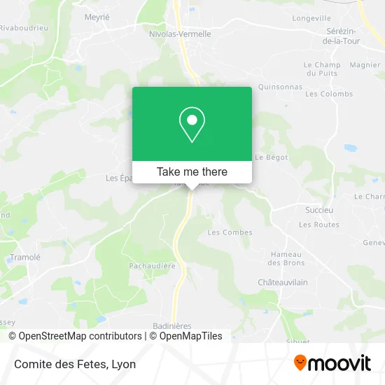 Comite des Fetes map