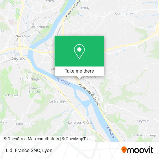 Mapa Lidl France SNC