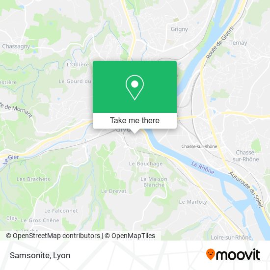 Samsonite map