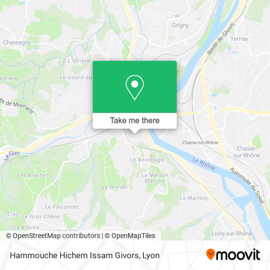 Hammouche Hichem Issam Givors map