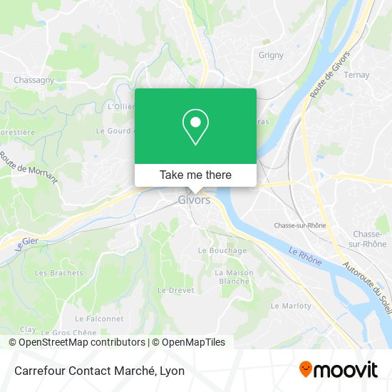 Carrefour Contact Marché map