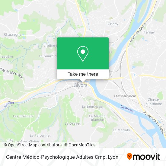 Centre Médico-Psychologique Adultes Cmp map