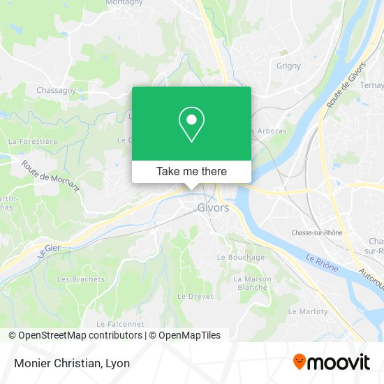 Mapa Monier Christian