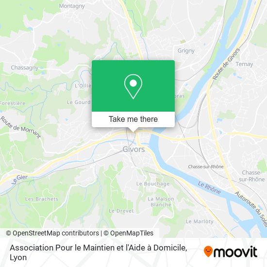 Mapa Association Pour le Maintien et l'Aide à Domicile