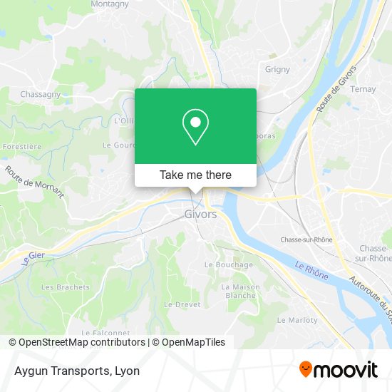 Mapa Aygun Transports