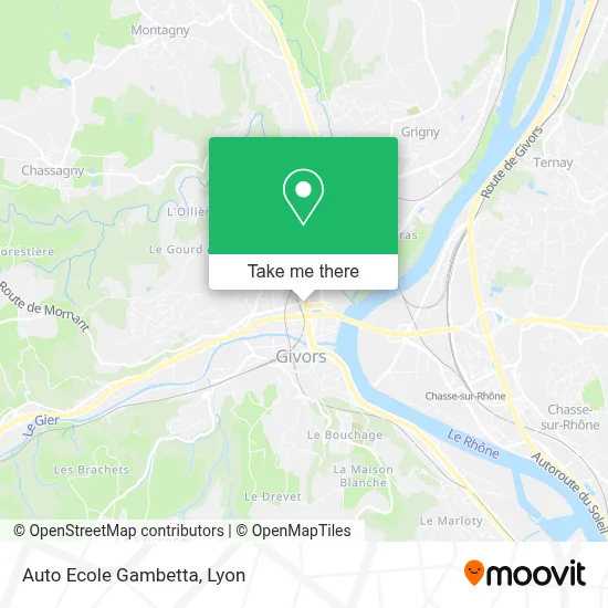 Auto Ecole Gambetta map