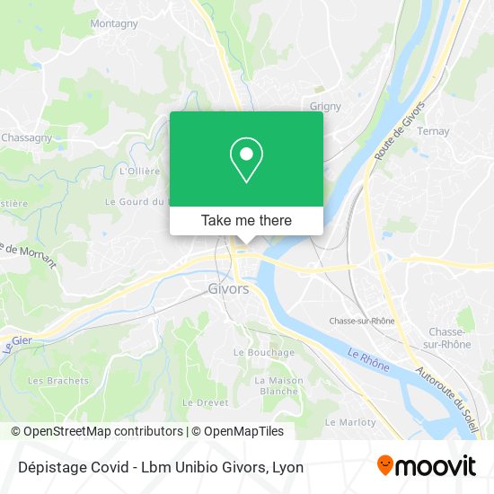 Mapa Dépistage Covid - Lbm Unibio Givors