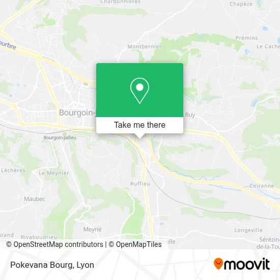 Pokevana Bourg map