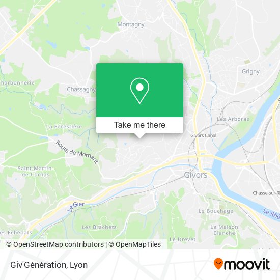 Giv'Génération map