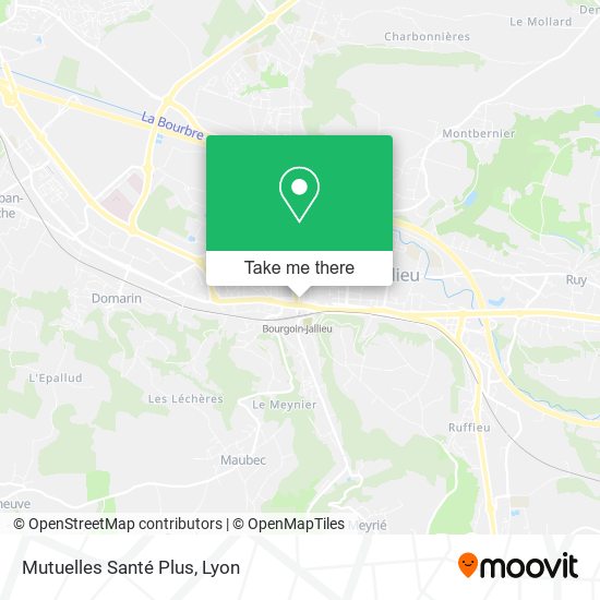 Mutuelles Santé Plus map