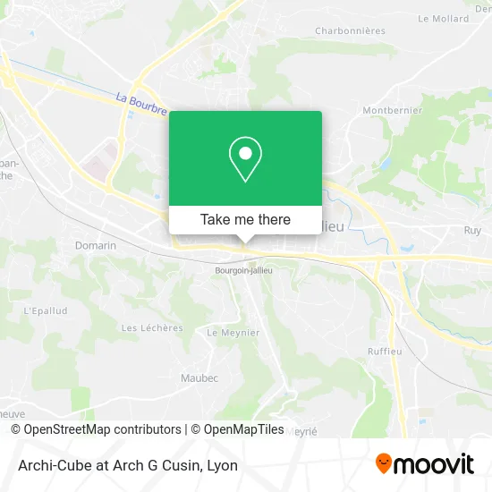 Archi-Cube at Arch G Cusin map