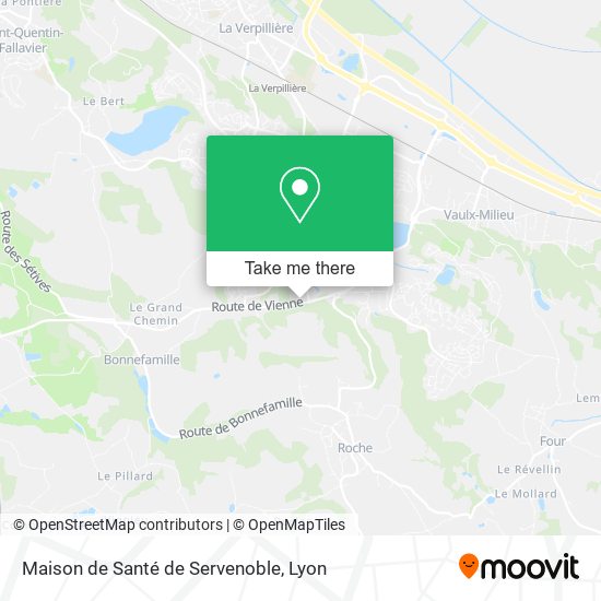Maison de Santé de Servenoble map