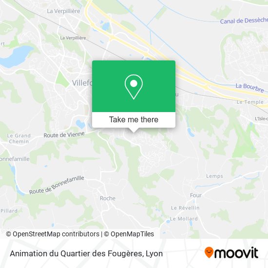 Animation du Quartier des Fougères map