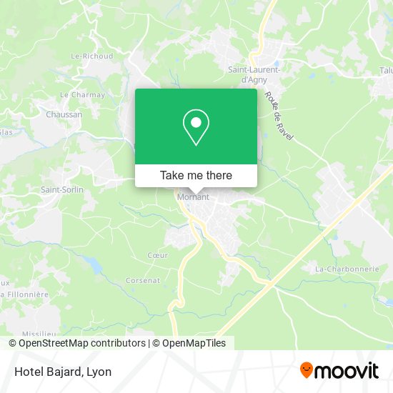 Hotel Bajard map