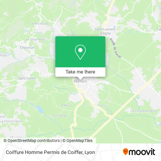 Coiffure Homme Permis de Coiffer map