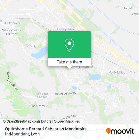 Optimhome Bernard Sébastien Mandataire Indépendant map
