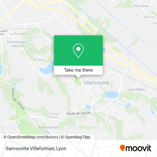 Samsonite Villefontain map