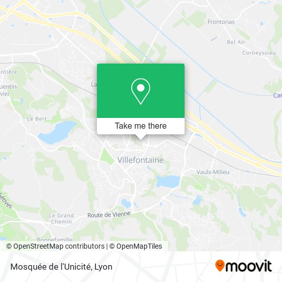 Mosquée de l'Unicité map