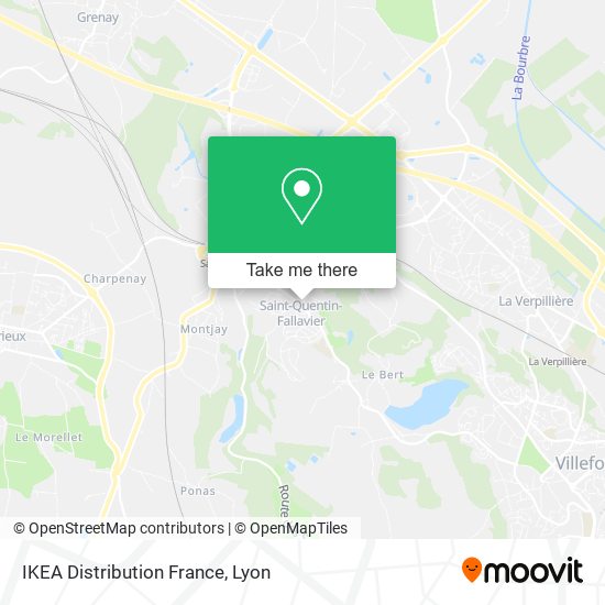 IKEA Distribution France map