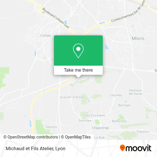 Michaud et Fils Atelier map