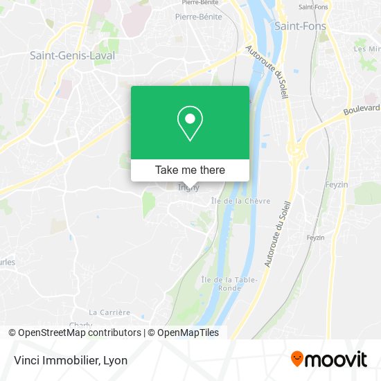 Vinci Immobilier map