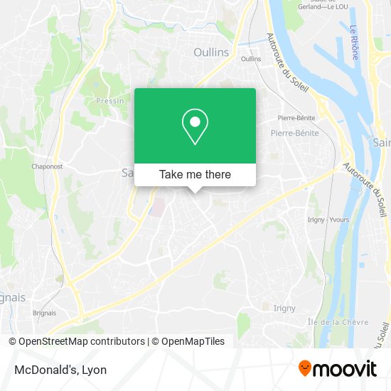 McDonald's map