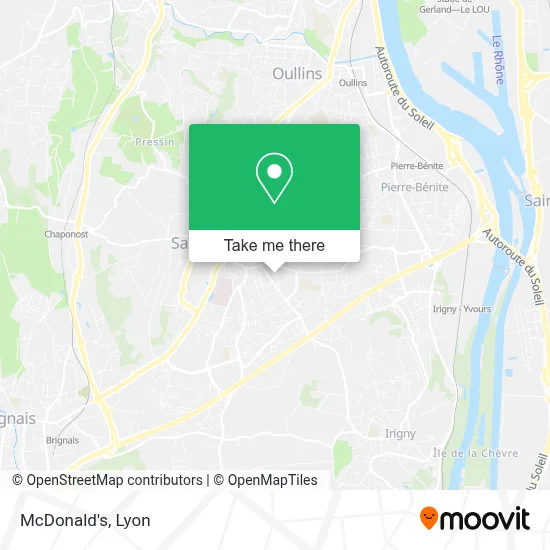 McDonald's map