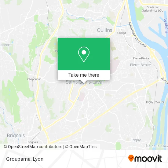 Groupama map