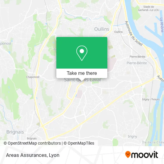 Areas Assurances map