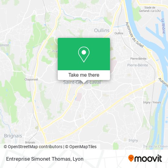 Mapa Entreprise Simonet Thomas